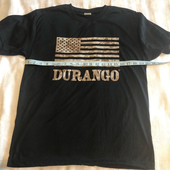 Durango Camouflage American Flag Graphic T-shirt - Picture 6 of 7
